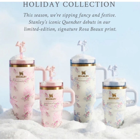 NIB and unopened - THE STANLEY X LOVESHACKFANCY HOLIDAY QUENCHER | 40 OZ - Picture 6 of 6